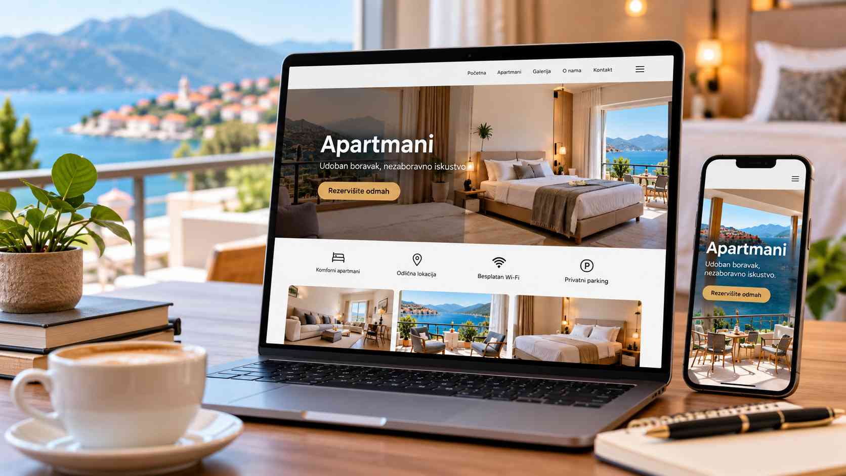 Izrada sajta za apartman i smeštajni objekat – EUPROWEB