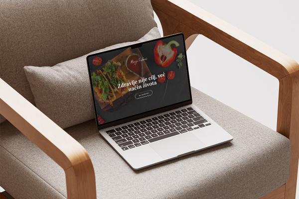 Izrada modernog sajta Nutricionista Vrsac