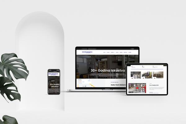 Izrada sajta za kompaniju iz Niša, Emo Gradnja